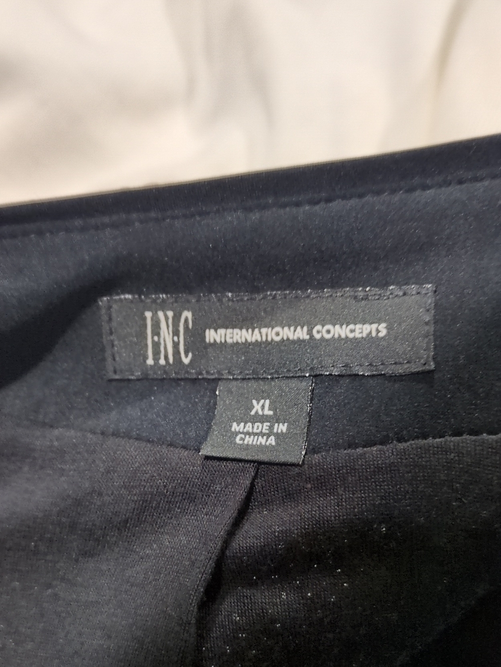 INC International Concepts Black & White Sequin Houndstooth Blazer - Picture 6 of 8